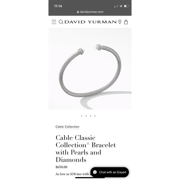 David Yurman Jewelry - David Yurman wrist cable classic bracelet